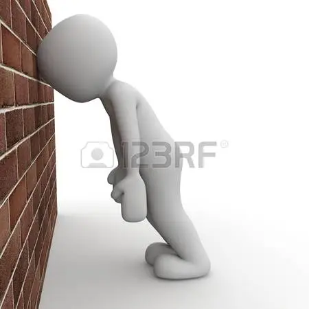 19774471-a-3d-character-wants-his-head-against-the-wall-.webp
