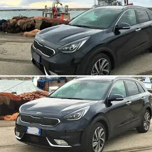 una Niro sotto al Vesuvio