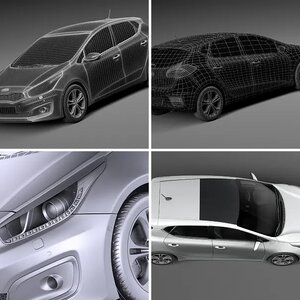 Rendering Kia Cee'd