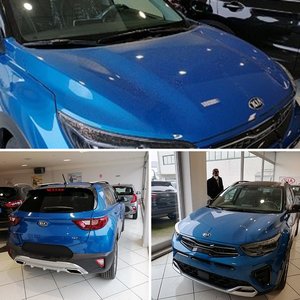 Kia Stonic Sporty blue / Black