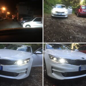 Kia optima business class snow pearl white