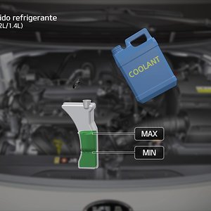 Rio - Rabboccare il liquido refrigerante [Motore a benzina] (For Italy)
