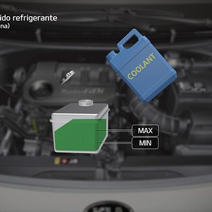 Rio - Rabboccare il liquido refrigerante [Motore turbo a benzina] (For Italy)