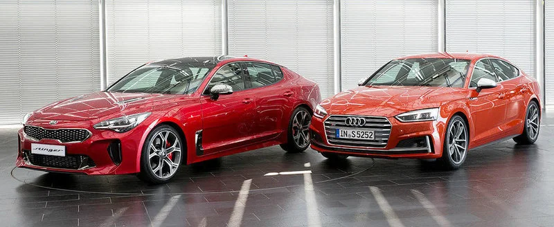 Kia Stinger vs Audi S5 (confronto estetico)