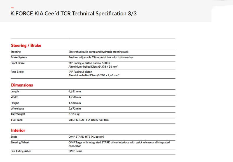 KIA cee'd TCR